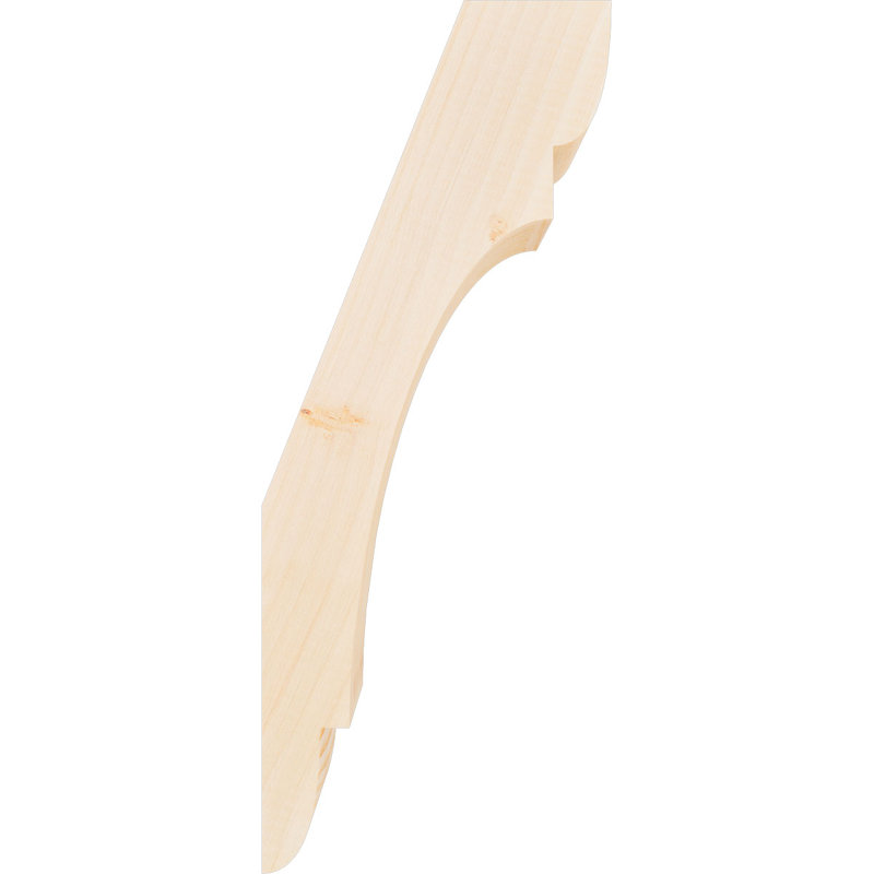 Attelle de genou olympique, Sapin de Douglas, Attelle lisse, H 20 po x l 3,5 po x P 8 po