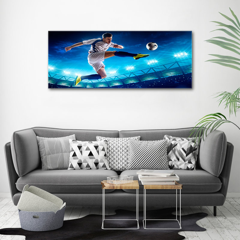 Footballer - Wrapped Canvas Print