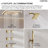 16" LED Thermostatic Shower System with Bluetooth Music, 6" Rainfall Shower faucet with Handheld  Shower-93853352
