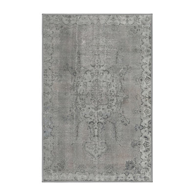 Tapis brun clair/gris traditionnel