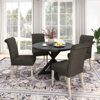 5 salles à manger: table ronde et 4 chaises élégantes