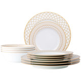 Noritake Eternal Palace 12-Piece Dinnerware Set, Service for 4