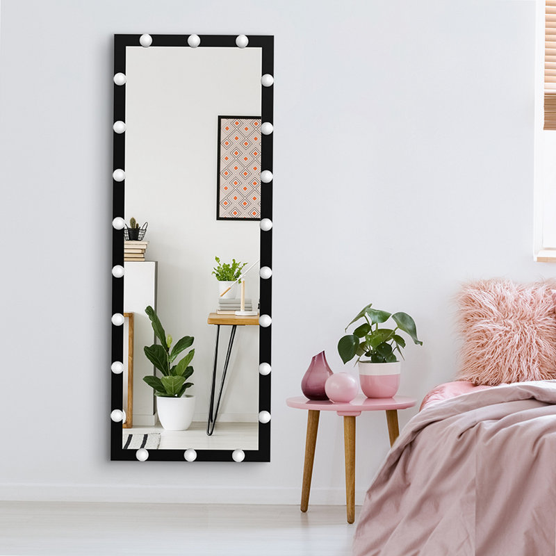 Aluminum Rectangle LED Mirror, 63" x 24", White
