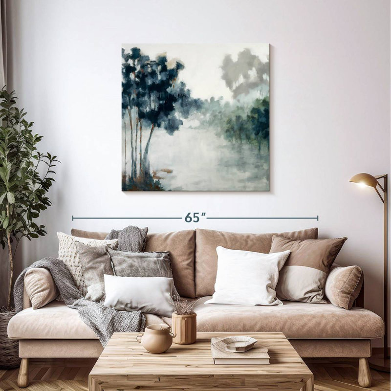 Soft Winter Light, 39" H x 39" W