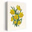Bright Yellow Daffodils by Sonia Pal - Wrapped Canvas Print-423164625
