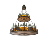Rustic Lodge 12 - Light Chandelier