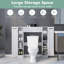 Bortola Freestanding Over The Toilet Storage