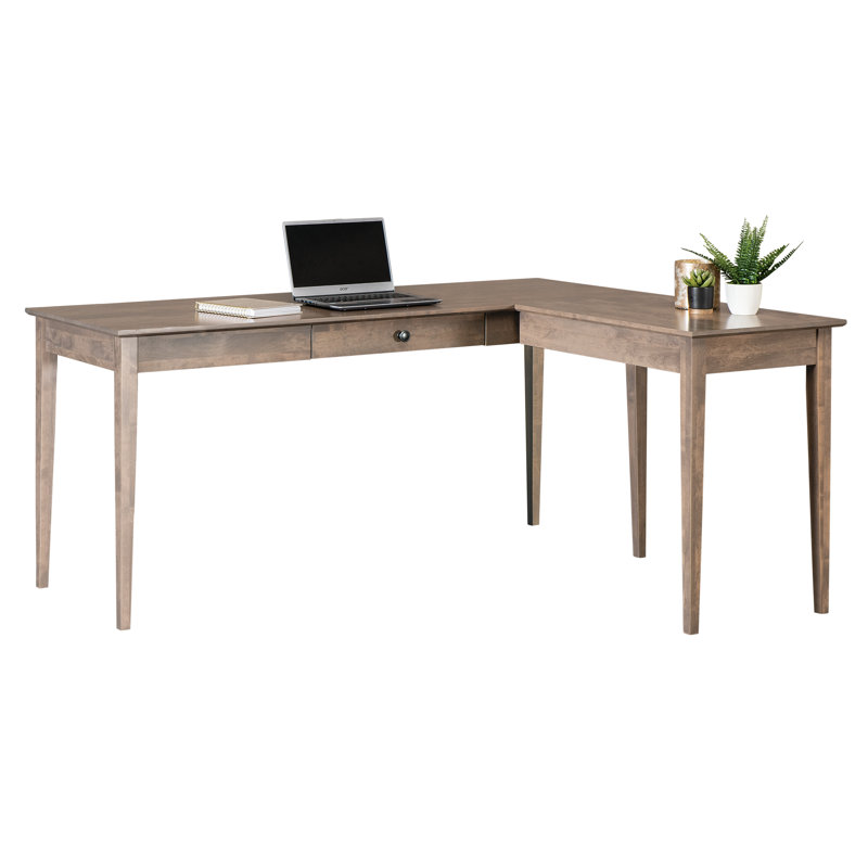 Bureau d'écriture Malani, 29.75" H x 64.25" W x 50" D, Bois flotté