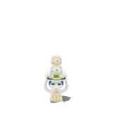 Lady With Hat Candle Holder H 6.3" Pink