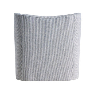 Camille 30" Wide Plush Upholstered Swivel Chair