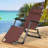 Outsunny Folding Chaise Lounge Chair For Outside, 2-In-1 Tanning Chair With Pillow & Pocket, Adjustable Pool Chair For Beach, Patio, Lawn, Deck-923719783