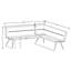 Banc de salle à manger rembourré en L Vestel-501080371