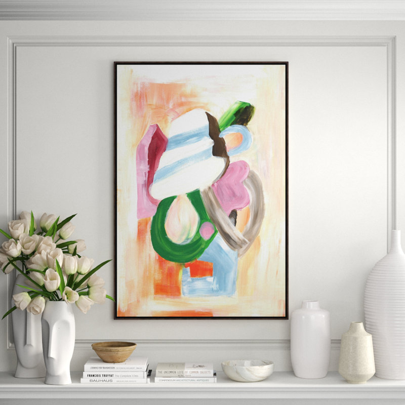 Playground IV Painting by Helen Parker, Image Brush Gel, 72.5" H x 48.5" W x 1.5" D