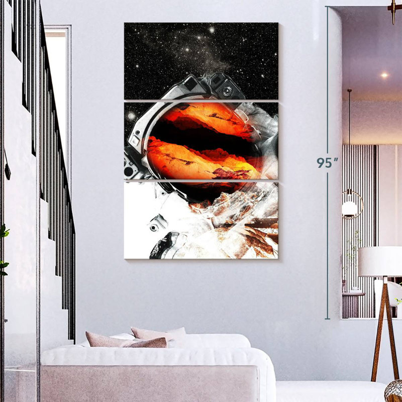 Oberle Mars Odyssey, 74" H x 48" W