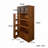70.87" Tall Kitchen Pantry Cabinet with  pull-out multi-tier storage shelf, 1 Drawers