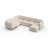 Abramson L-Shaped Corner Sectional Modular Reversible Sofa Cloud Couch-1298094613