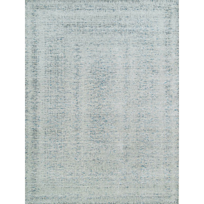 Abstract Area Rug in Blue