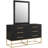 Maxine 6 Drawer 56" W Dresser-815420394