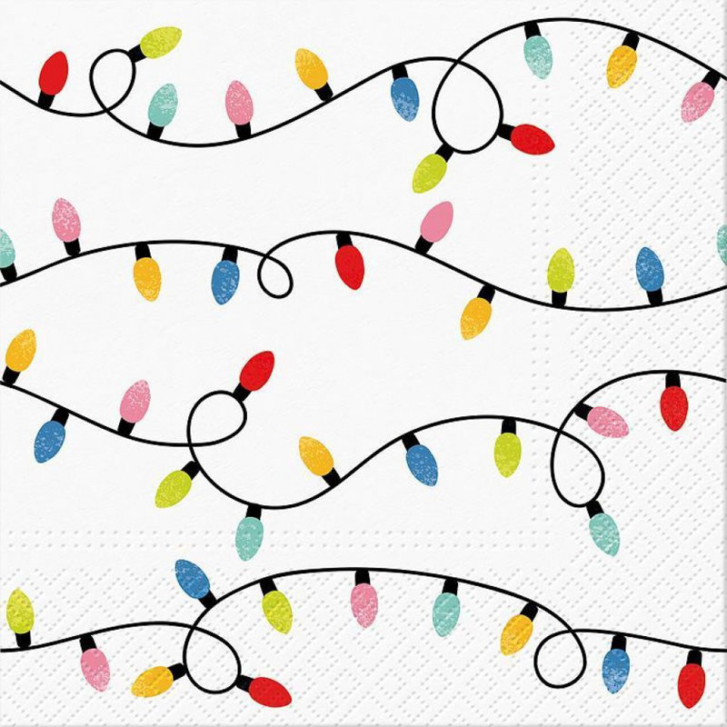 Ensemble de 20 serviettes de table festives