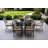 ?? ?????????? Outdoor Dining Set Cast Aluminum Retro Patio Dining Set For 6 Includes 59” Rectangular Table And 6 Chairs With Thicker Cushion And Umbrella Hole For Patio Deck Garden