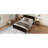Queen Size Platform Bed, Solid Wood Platform Bed with Support Slats and Strong Structure, No Box Spring Needed, Espresso