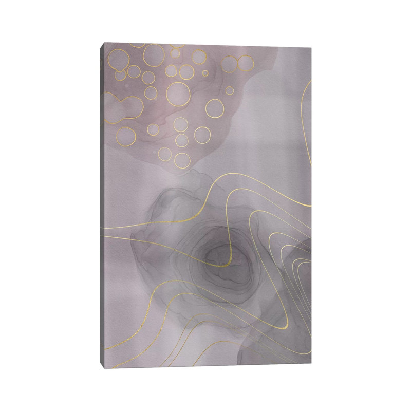 Alcohol Ink and  Paint No. 6 1 Piece Wrapped Canvas Wall Art, 101.6 cm H x 66.04 cm W x 1.91 cm D