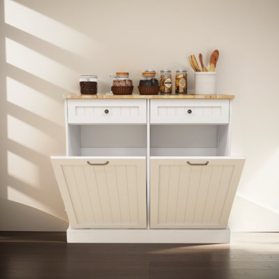 Ellena Manufactured Wood Handle Audio Cabinet