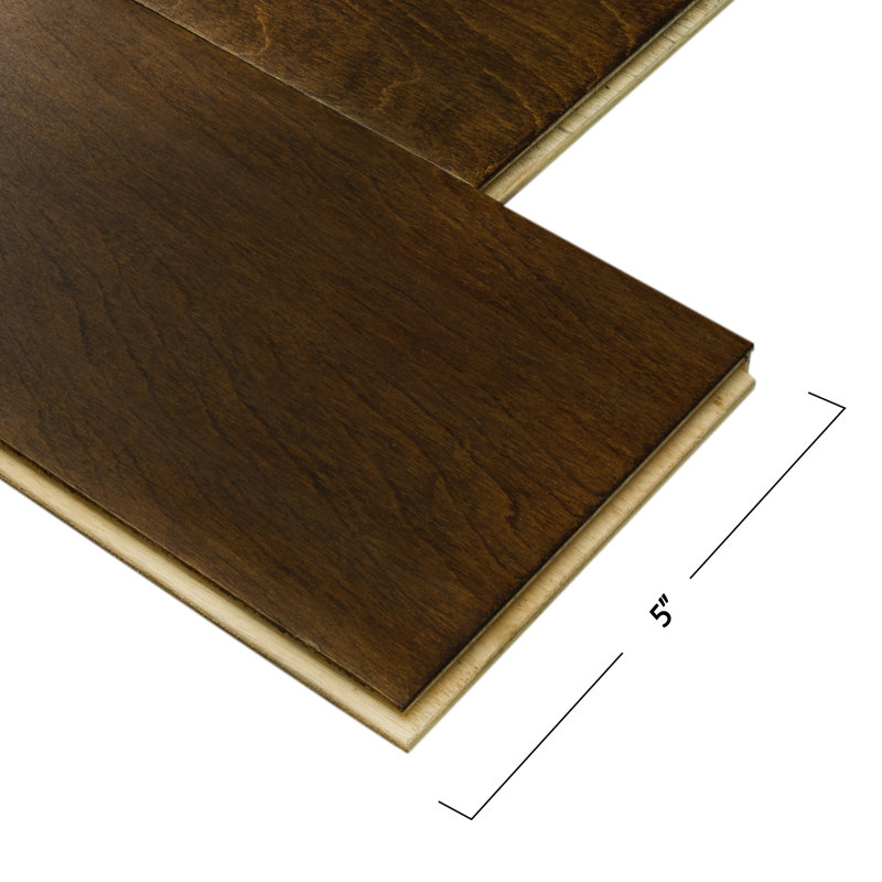 Plancher de bois franc d'ingénierie Wimbley, Bouleau tabac