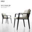 Emoti Aluminum Outdoor Stackable Dining Armchair with Cushion