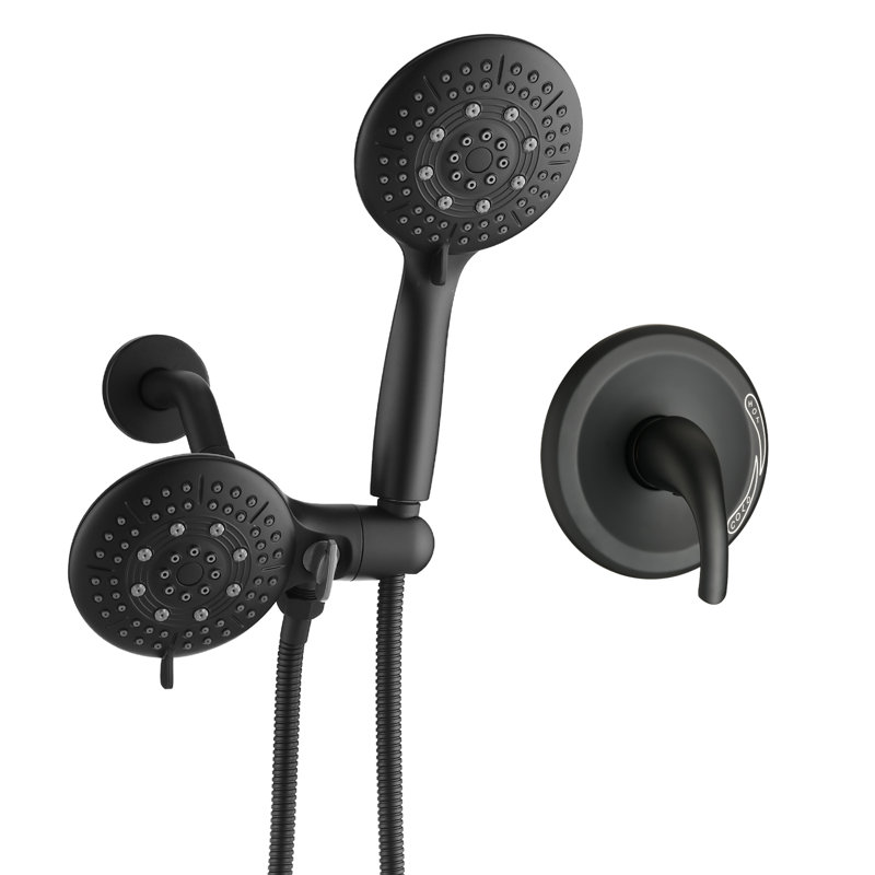 All-In-One Kit with Rough in-Valve, Matte Black