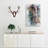 Peeping Great Horned Owl In Abstract - Wrapped Canvas Painting-55366670