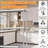 60x12" Stainless Steel Double Overshelf, Heavy-Duty Adjustable Metal Shelves for Prep & Work Tables