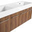 Meuble-lavabo mural 60 po avec lavabo, lavabo à double rebord épais en résine-1445001467-1445001445