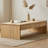 Ash wood solid wood coffee table-105858497