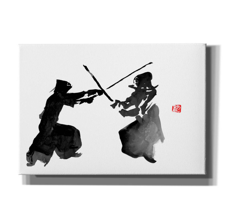 "Kendo" par Pechane, H 18 po x l 26 po x P 0,75 po
