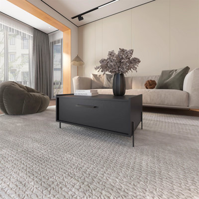 Table basse avec porte rabattable