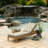 ARDEN Foam Outdoor Chaise Lounge Cushion, 21 x 72, made with ProFoam-110973292