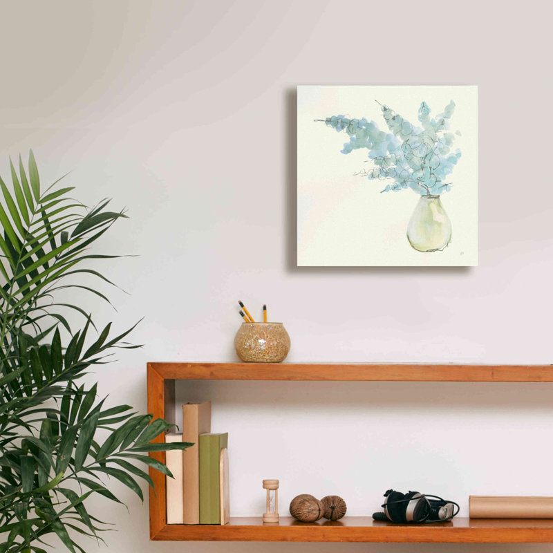 «Plant Eucalyptus I» par Chris Paschke, estampe numérique sur toile, H 12 po x l 12 po x P 0,75 po