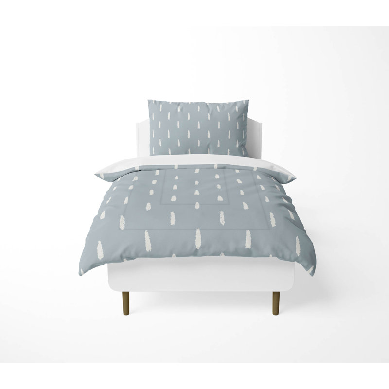 Ensemble d'édredon léger Long Drop, Bleu ardoise