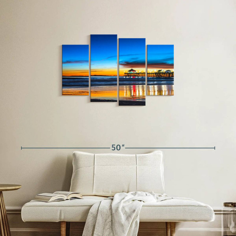 Nicci Scenic Huntington Beach Sunset, H 22 po x l 36 po