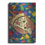 Latitude Run® «Pizza Slice With Toppings» par Ron Magnes, art mural en métal-2059254068