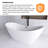 67'' x 30'' Freestanding Soaking Acrylic Bathtub