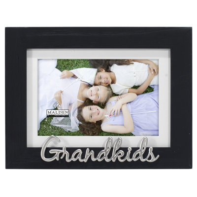 Black Wood Embossed Picture Frame