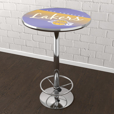 Round Metal Base Dining Table