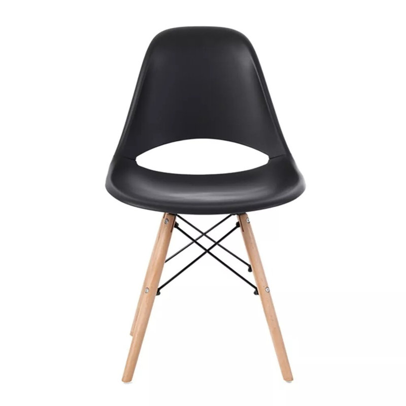 Simple Dining Chairs Set Of 4 With Beech Leg Enhance Armless Lounge Chair