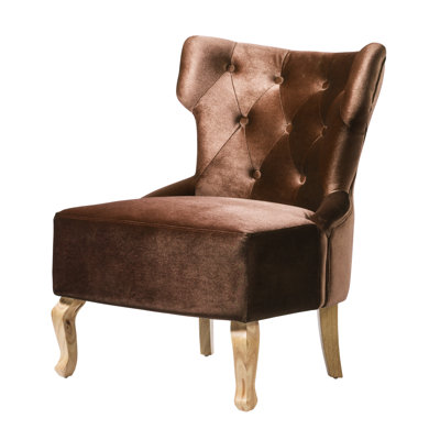 Deanna Upholstered Wingback Chair