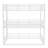 Full Over Full Over Full Bunk Bed, Metal Triple Bunk Bed With Safety Guardrails, Heavy-Duty Bunk Bed With Noise-Reduced Design, White-452195424