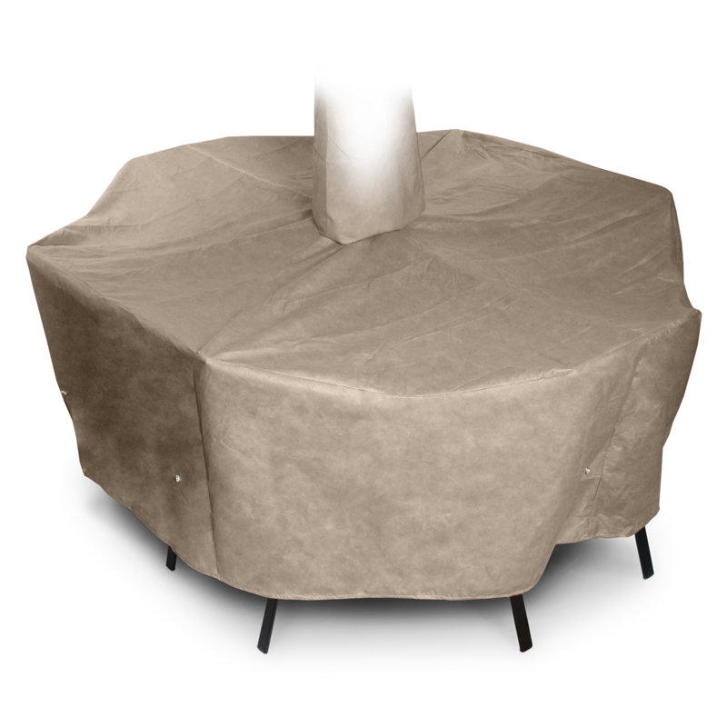 Housse pour ensemble de salle à manger avec trou pour parasol KoverRoos® III, H 28 po x l 64 po x P 94 po