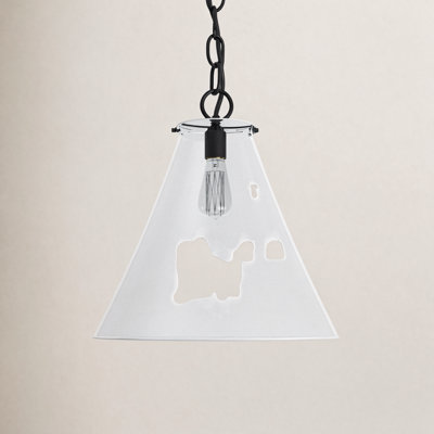 Catryn Single Light Glass Dimmable Pendant