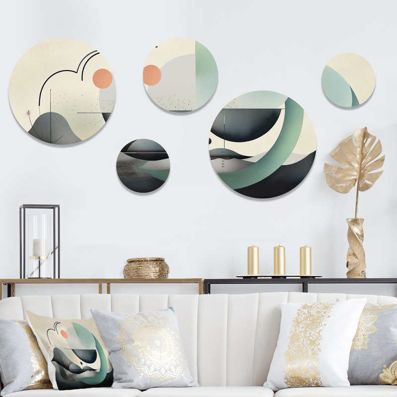 Abstract Wall Decor on Metal